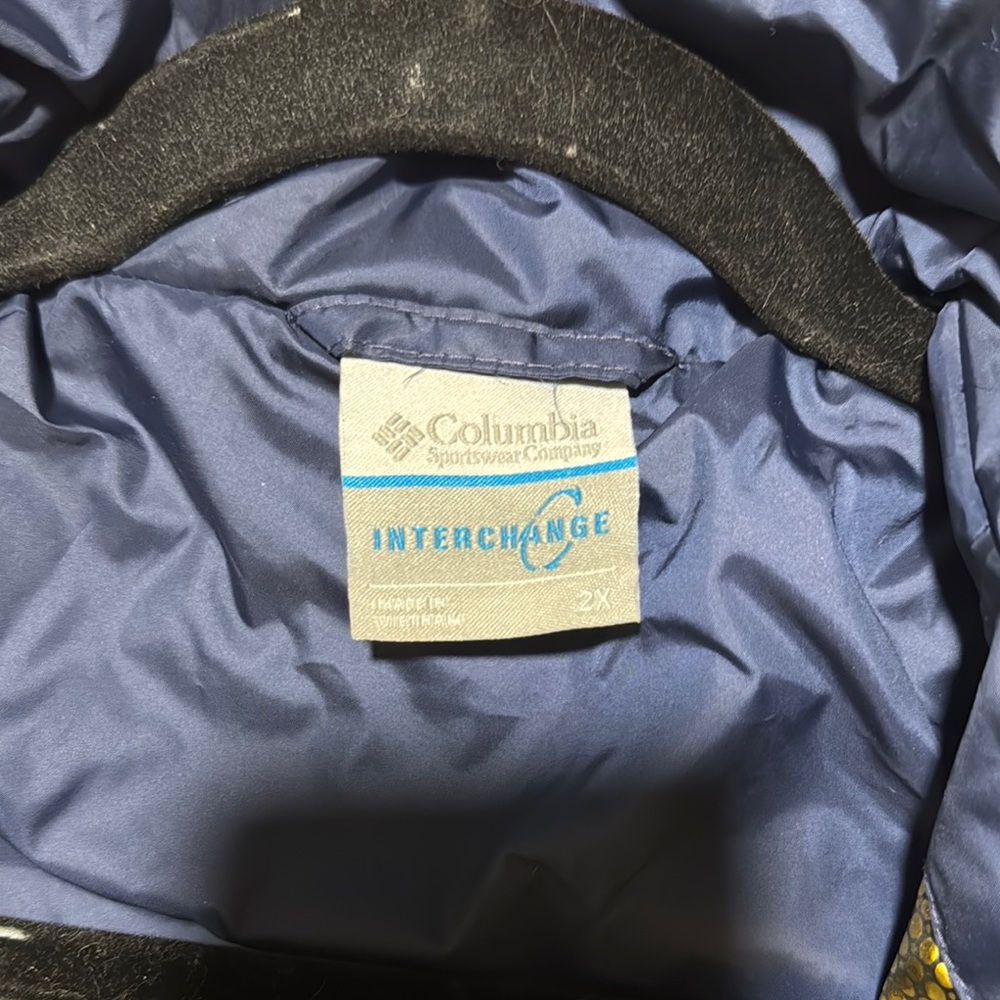 Columbia Women’s  Blue Peyton Pass Interchange Jacket 2X - Picture 8 of 8